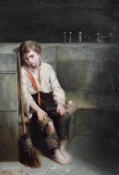 A London Jo - o fim do dia de Augustus Edwin Mulready