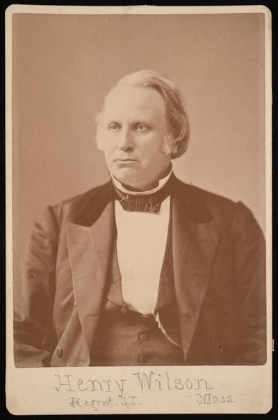Retrato de Henry Wilson 1812-1875, antes de 1876. de Augustus Marshall