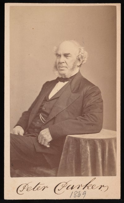 Retrato de Peter Parker 1804-1888, 1869. de Augustus Marshall