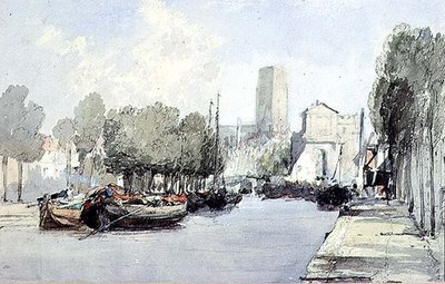 Dordrecht (desenho) de Augustus Wall Callcott