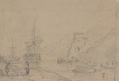 Estudos de Composição (desenho) de Augustus Wall Callcott