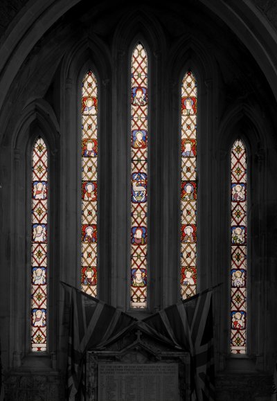 Adoração do Cordeiro, 1850 (vitral) de Augustus Welby Northmore Pugin