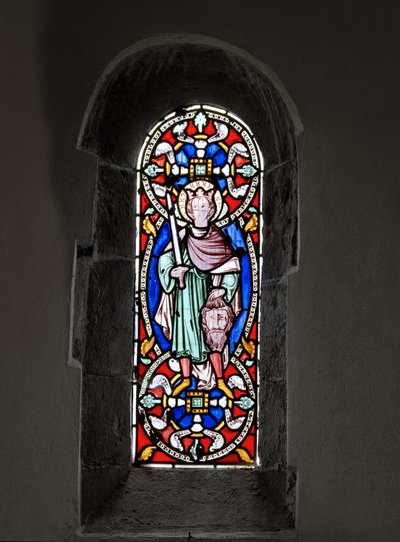 David com cabeça de Golias, 1849 (vitral) de Augustus Welby Northmore Pugin