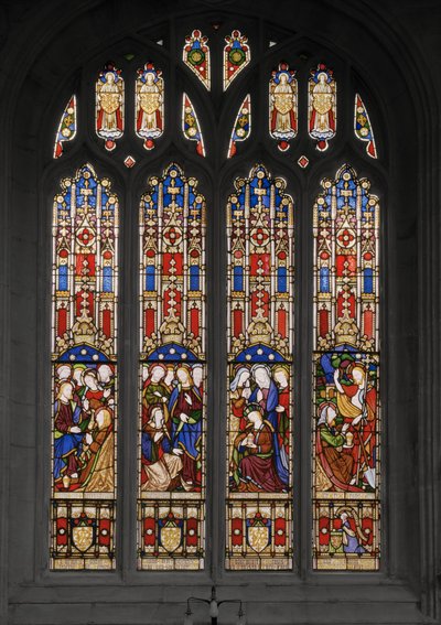 Eventos na Vida de Santa Maria Madalena, 1848 (vitrais) de Augustus Welby Northmore Pugin