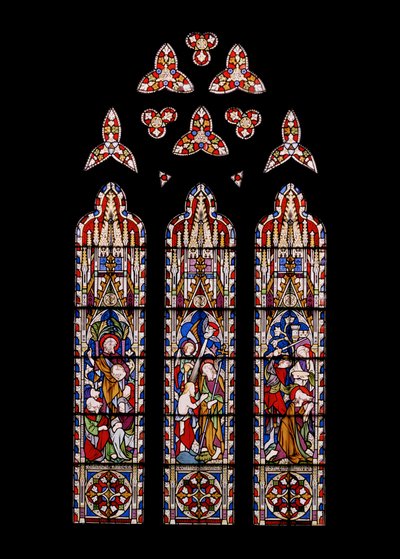 Vida de São João Batista, 1852 (vitral) de Augustus Welby Northmore Pugin