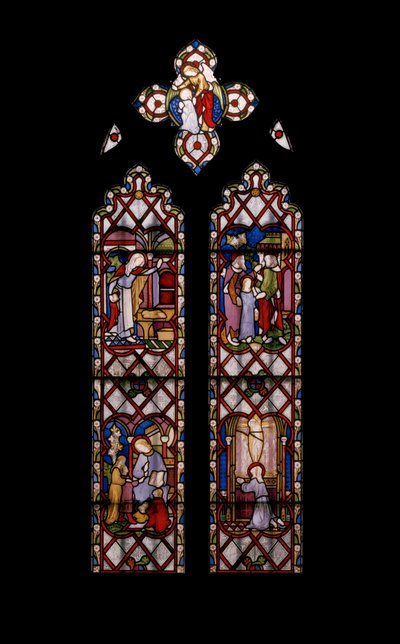 Vida da Virgem, c.1854 (vitral) de Augustus Welby Northmore Pugin