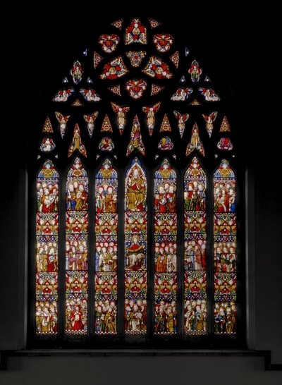 Triunfo da Igreja, 1884 (vitral) de Augustus Welby Northmore Pugin