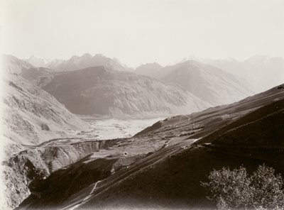 Junção do rio Pamir com o Hindu Kush mais além de Aurel Stein