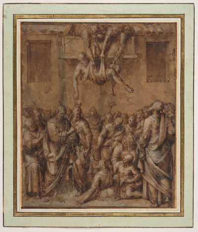 Cristo curando os doentes de Aurelio Luini