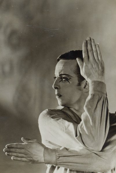 Postal de Robert Helpmann (1909-1986) em The Wanderer 1941 de Australian Photographer