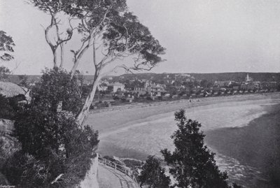Sydney, NSW: Manly Beach (foto a p/b) de Australian Photographer
