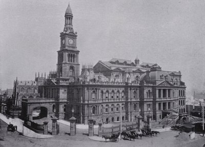 Sydney, NSW: Prefeitura (foto a p/b) de Australian Photographer