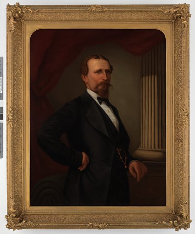 Retrato de Bernhard Otto Holtermann, c.1872-85 (óleo sobre tela) de Australian School