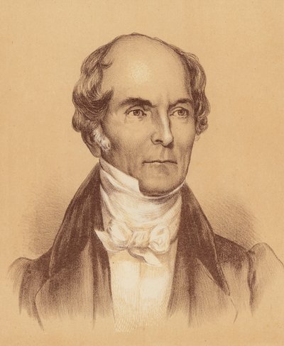 Sir Francis Forbes, primeiro presidente do Supremo Tribunal de Nova Gales do Sul (litografia a cores) de Australian School