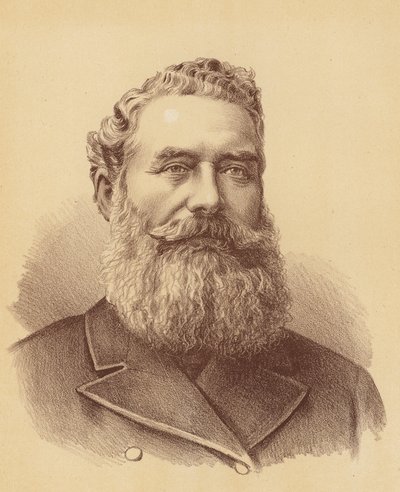 O ilustre James White (litografia a cores) de Australian School