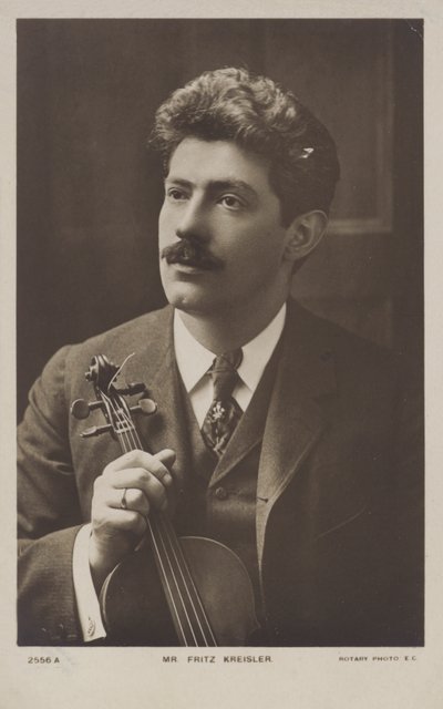 Fritz Kreisler, violinista e compositor austríaco de Austrian Photographer