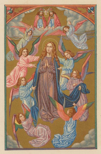 Assunção B de Maria (cromólito) de Austrian School