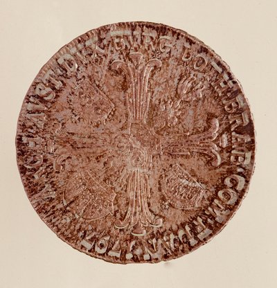 thaler (táler de prata austríaco) do imperador Francisco II (Francisco I da Áustria ou Francisco II do Santo Império) (1768-1835) 1797 Diam. 4 cm Nápoles, museo archeológico de Austrian School
