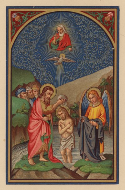 Batismo D N J Chr (cromólito) de Austrian School