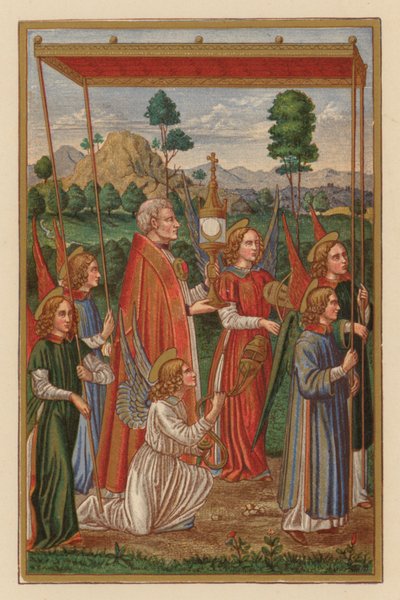 Festum Corporis D N J Chr (chromolitho) de Austrian School