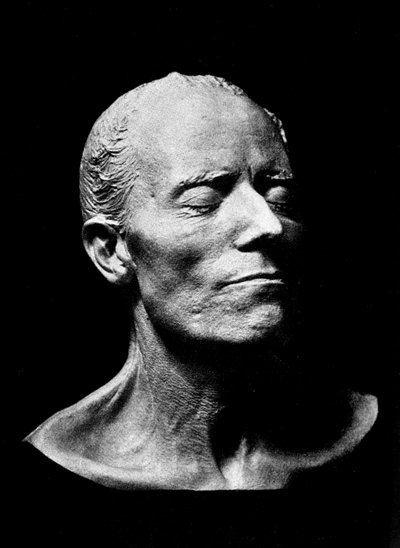 Gustav Mahlers Death Mask, 1911 (gesso) de Austrian School