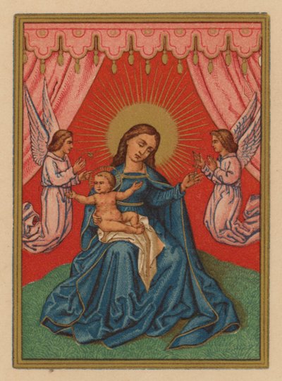 Mater Dei (chromolitho) de Austrian School