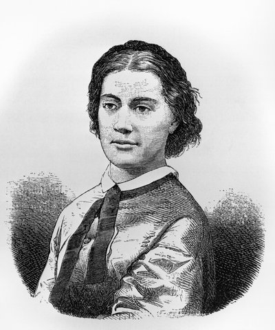 Retrato de Alexandrine Tinné, ilustração de "Die Sahara, oder von Oase zu Oase" de Joseph Chavanne de Austrian School