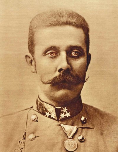 Retrato do Arquiduque Franz Ferdinand c.1893 de Austrian School