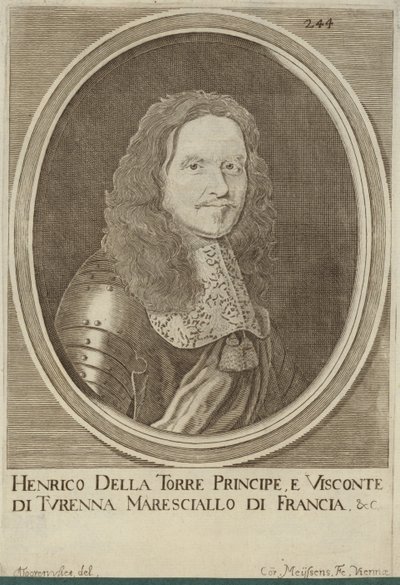Retrato de Henrique da Torre de Auvergne, Vicomte de Turenne de Austrian School