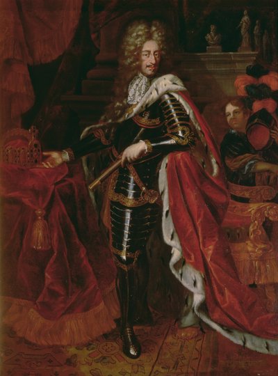 Retrato de Leopoldo I, Sacro Imperador Romano (1640-1705) de Austrian School