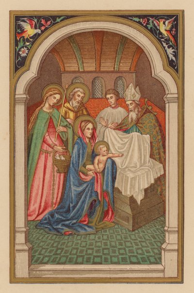 Purificatio B M V (chromolitho) de Austrian School