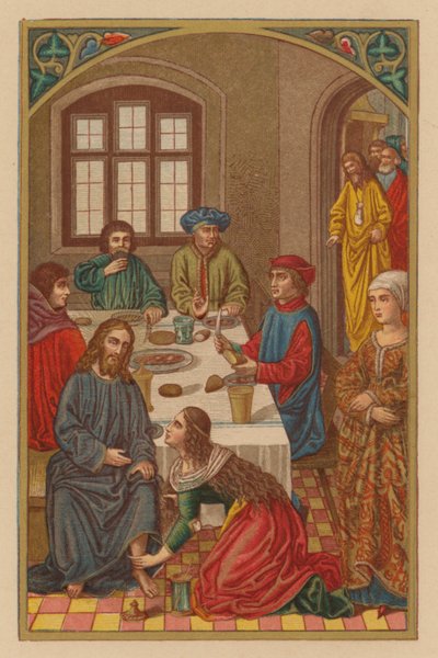 S Maria Magdalena (chromolitho) de Austrian School