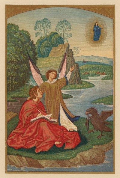 Sanctus Joannes Ev (chromolitho) de Austrian School
