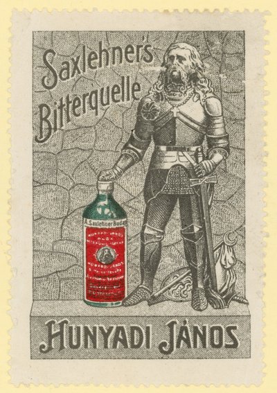 Água mineral Saxlehners Bitterquelle de Austrian School