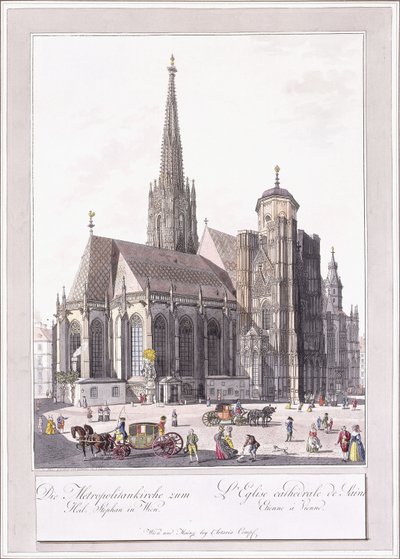 Catedral de Santo Estêvão em Viena de Austrian School
