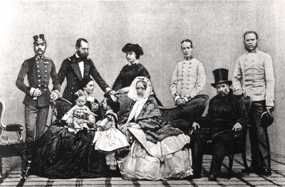 A Família Imperial Austríaca, 1860 de Austrian School