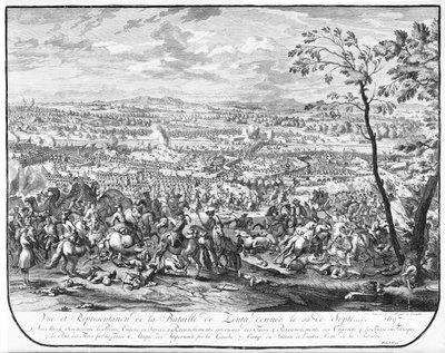 A Batalha de Zenta, 1697 de Austrian School