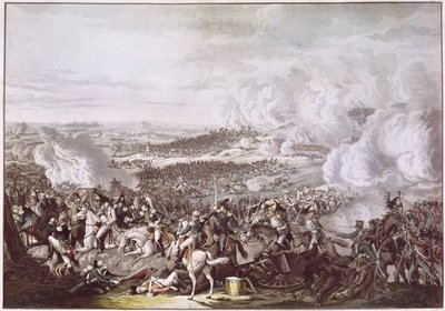 O vôo de Napoleão (1769-1821) após a batalha de Waterloo, 18 de junho de 1815, c.1815-30 de Austrian School