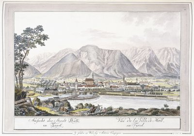 Vista do salão no Tirol, 1779-1792 de Austrian School