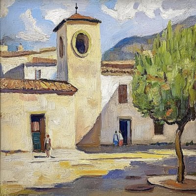Praça da Aldeia Ensolarada de Avanesova Elena