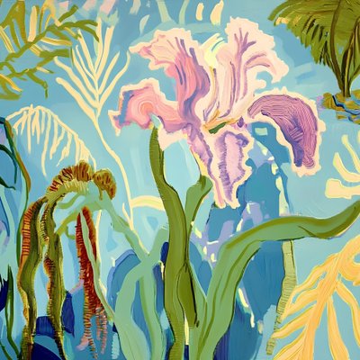 Íris tropical vibrante de Avanesova Elena