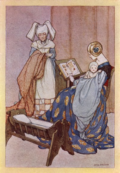 John Keats: Epístola a George Keats (cor litho) de Averil Mary Burleigh