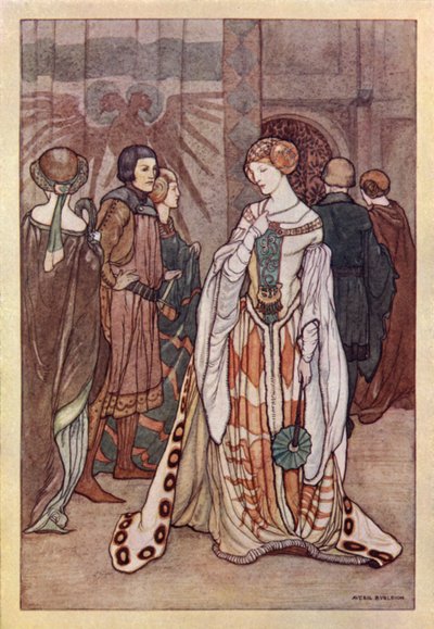 John Keats: The Eve Of St Agnes (lito colorido) de Averil Mary Burleigh