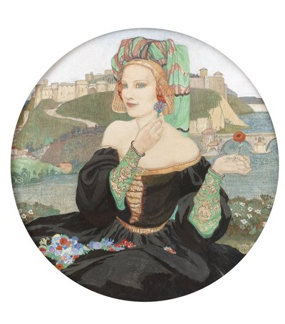 The Chria, c.1929 (tempera a bordo) (para mais pormenores ver 244476) de Averil Mary Burleigh