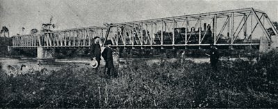 Ponte da E. F. Mogyana sobre o Rio Pardo, 1895 de Axel Frick