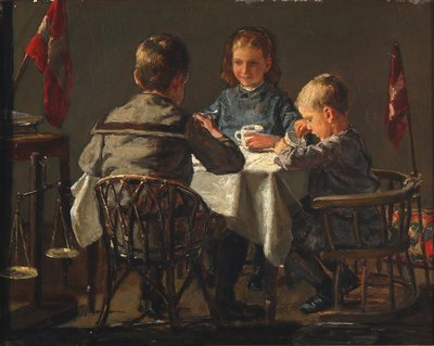 Os três filhos do artista de Axel Helsted