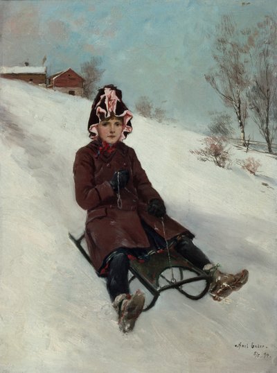Passeio de trenó de Axel Hjalmar Ender