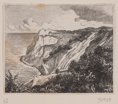 a montanha Moens Klint de Axel Theodor Kittendorff