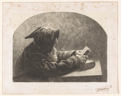 Monge da Leitura de B.J. de Vries jr. (signed by artist)