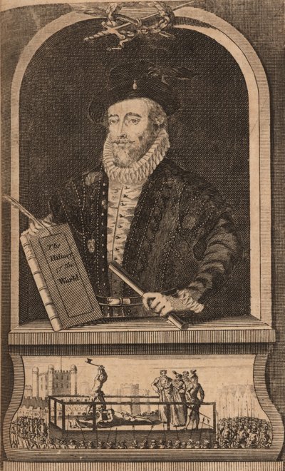 Retrato de Sir Walter Raleigh, 1750s-1760s. de B. Cole